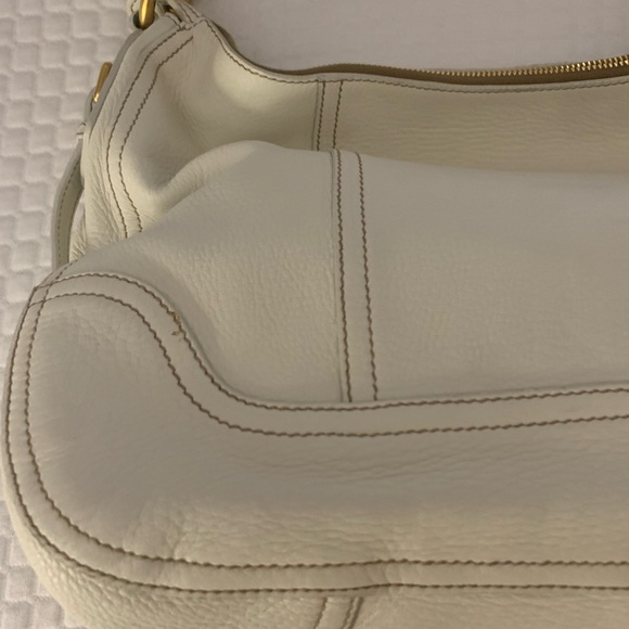 PRADA WHITE HOBO BAG BR3574 - Picture 8 of 11